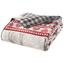 Wohndecke Jaquard 150x200 cm - Rot/Weiß, MODERN, Textil (150/200cm)