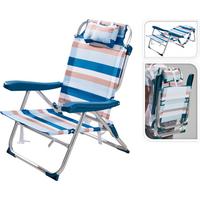 Campingsessel Aluminium Bxhxt: 63x64x82 Cm - Multicolor, Basics, Metall (63/64/82cm)