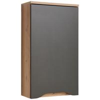 ZÁVĚSNÁ SKŘÍŇKA GIGA - barvy dubu/antracitová, Moderní, kompozitní dřevo (40/70/20cm)