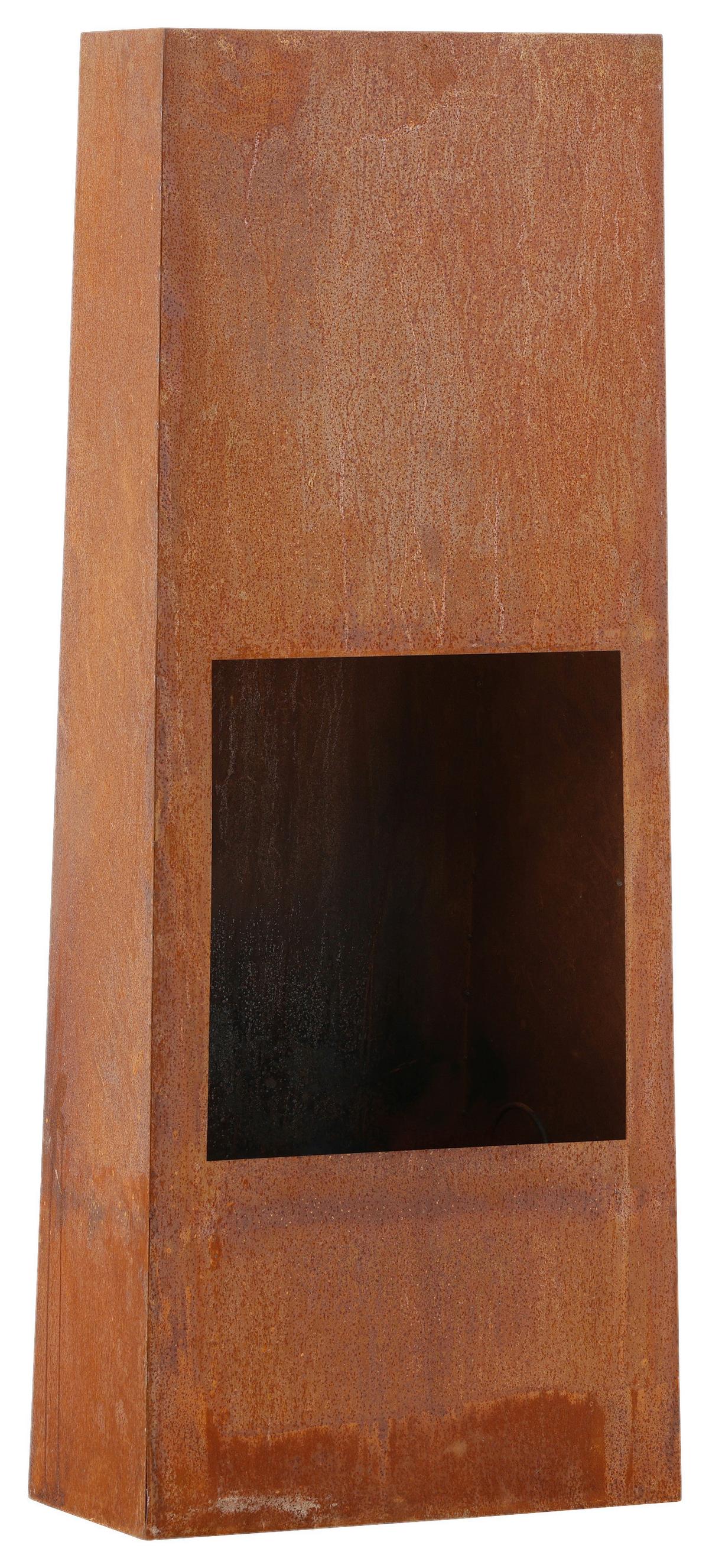 Feuerstelle Bastian - Dunkelorange, KONVENTIONELL, Metall (50/120/20cm) - Gardenson