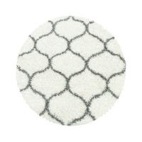 Webteppich Creme Naturfaser Salsa Ø 200 cm - Creme, Design, Textil (200cm)