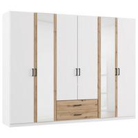 Kleiderschrank Despina - Weiß/Eiche Artisan, KONVENTIONELL, Holzwerkstoff (271/210/54cm)