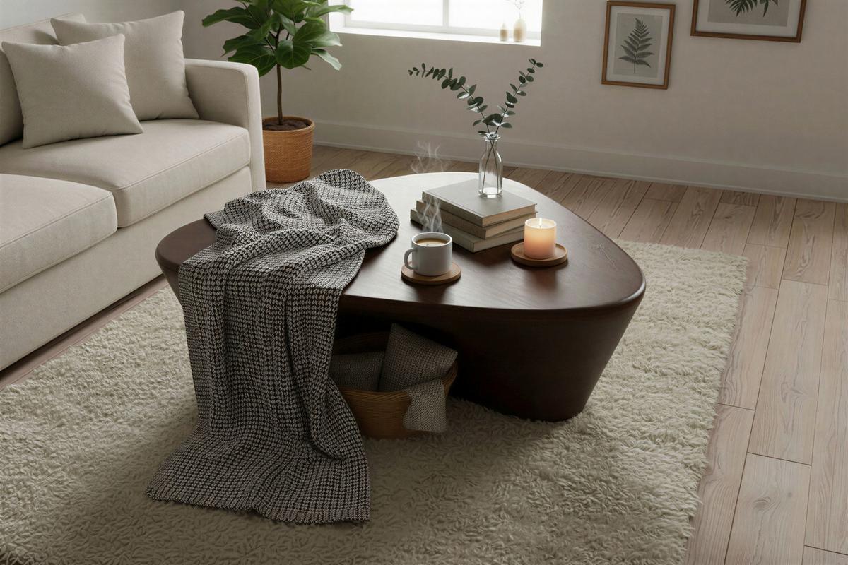 COUCHTISCH Mangoholz B: 107cm - Braun, Design, Holz (107/78/30cm) - MID.YOU