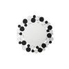 Wandspiegel Bubble Rund 80 Cm Metall Schwarz/silberfarben - Silberfarben/Schwarz, Basics, Glas/Metall (80/80/5cm) - Kayoom