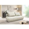 Schlafsofa Paros Beige B: 214 cm - Beige/Schwarz, Design, Textil (214/96/105cm) - MID.YOU