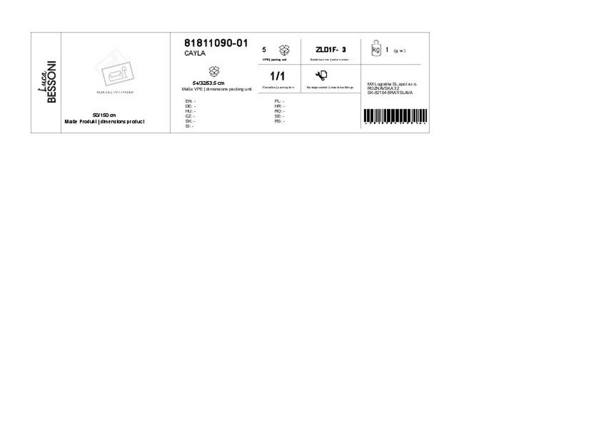 LED-Hängeleuchte, 3000k Cayla - Sandfarben/Transparent, Basics, Kunststoff/Metall (50/150cm) - Luca Bessoni