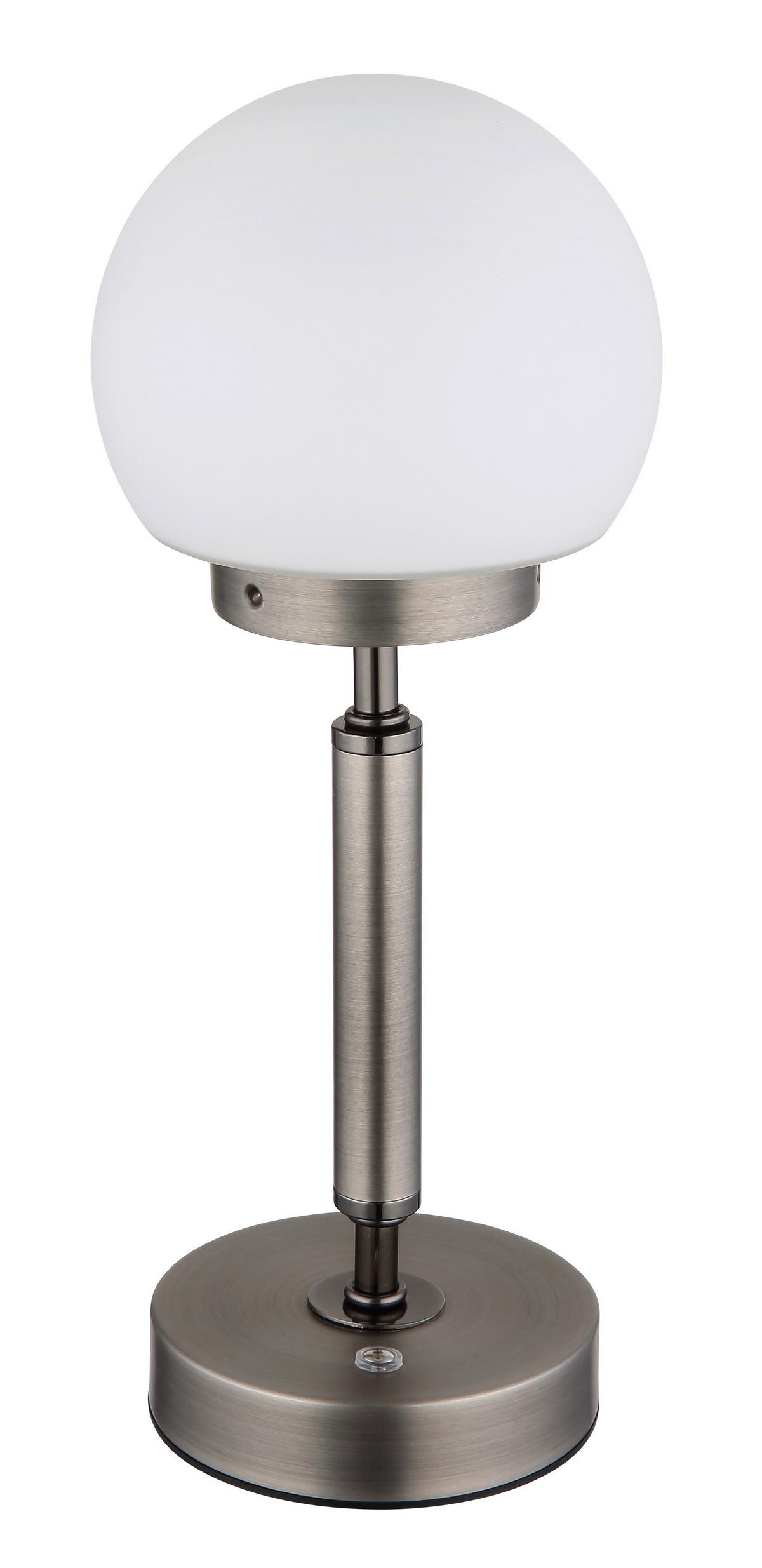 LED-Tischleuchte 21033a - Anthrazit/Opal, Basics, Glas/Kunststoff (11,5/28,5cm) - Globo