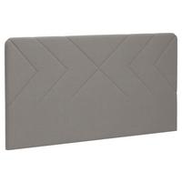 ČELO POSTELE FLAVIA - hnědá, Moderní, textil (127/81,5/4,5cm)