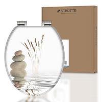 Wc-sitz Naturfarben Seemotiv Mit Absenkautomatik B: 43,5 Cm - Naturfarben, Design, Holzwerkstoff (43,5/5,5/37,5cm) - Schütte