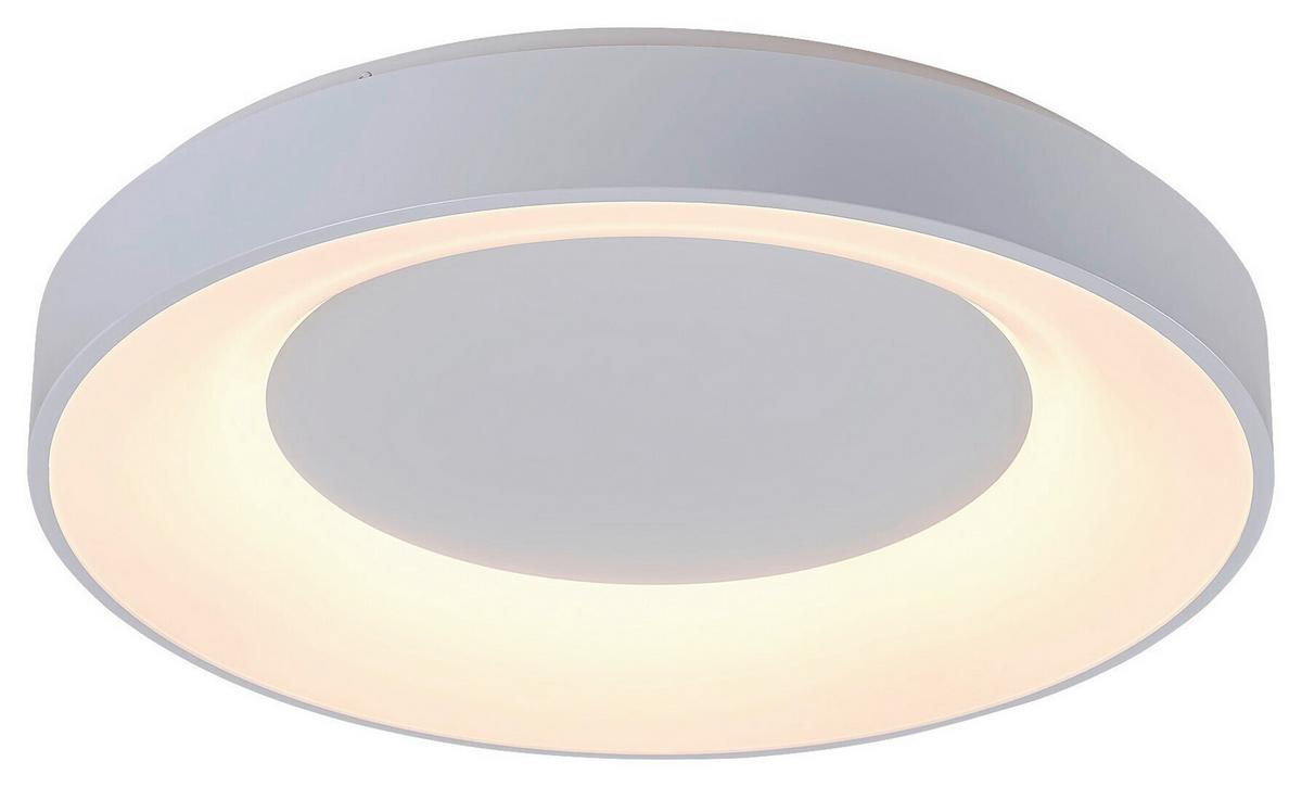 ZÁVĚSNÉ SVÍTIDLO CEILO - bílá, Design, kov/plast (48/8cm)