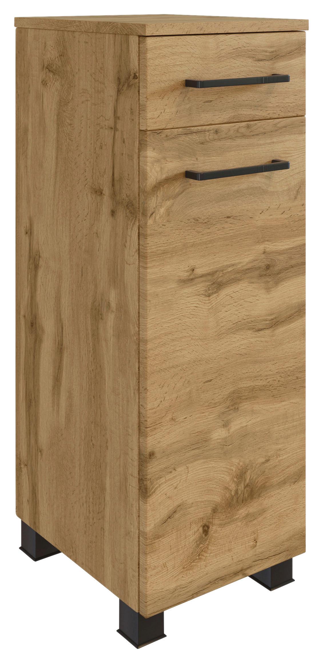 Unterschrank Manchester B: 30 cm Eiche Wotan Dekor - Eichefarben/Eiche Wotan, MODERN, Holzwerkstoff (30/79/35cm) - Held