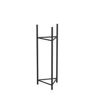 Blumenständer Aluminium Schwarz Bxhxt: 27x75x27 Cm - Schwarz, Basics, Metall (27/75/27cm)