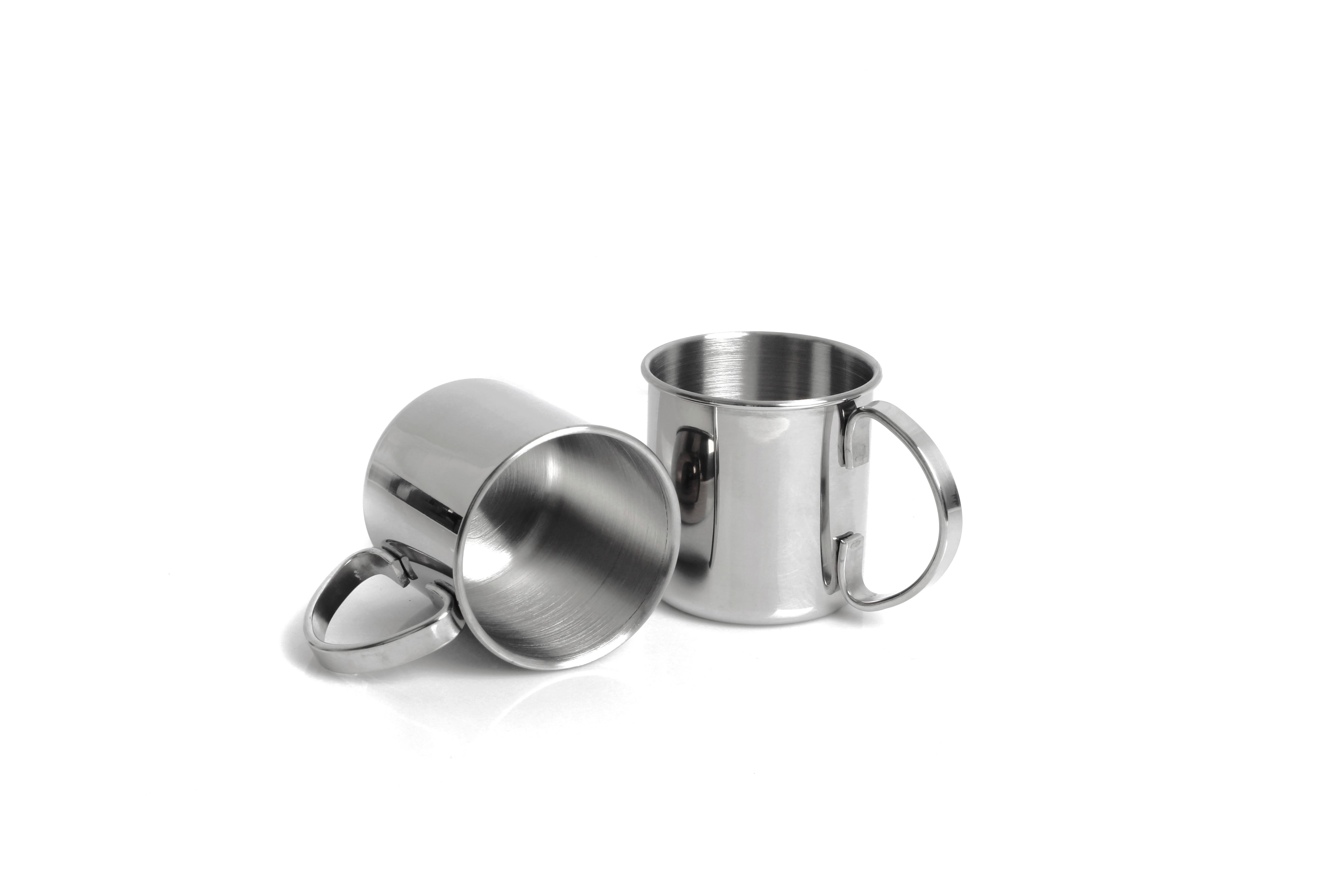 Becherset Ew-mm-4801 - Silberfarben, Basics, Metall (13.7/8.9/9cm) - Echtwerk