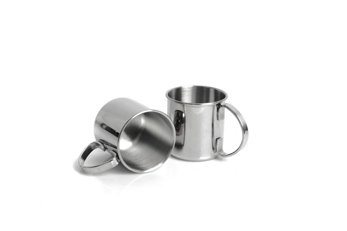 Becherset Ew-mm-4801 - Silberfarben, Basics, Metall (13.7/8.9/9cm) - Echtwerk