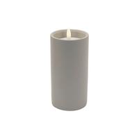 LED sviečka KAREN - sivobéžová, Modern, parafín/plast (7,5/15cm) - Mömax