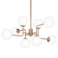 Kronleuchter Erich - Messingfarben, Trend, Glas/Metall (96/26,5/57cm) - MAYTONI