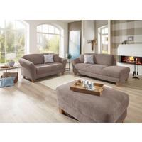 Récamiere Gotland V, Taupe B: 194 cm - Taupe/Naturfarben, KONVENTIONELL, Textil (194/84/91cm) - Sit & More