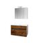 Badezimmer Koper Eiche Antik - Eichefarben/Weiß, MODERN, Holzwerkstoff (79,6/46/50cm)