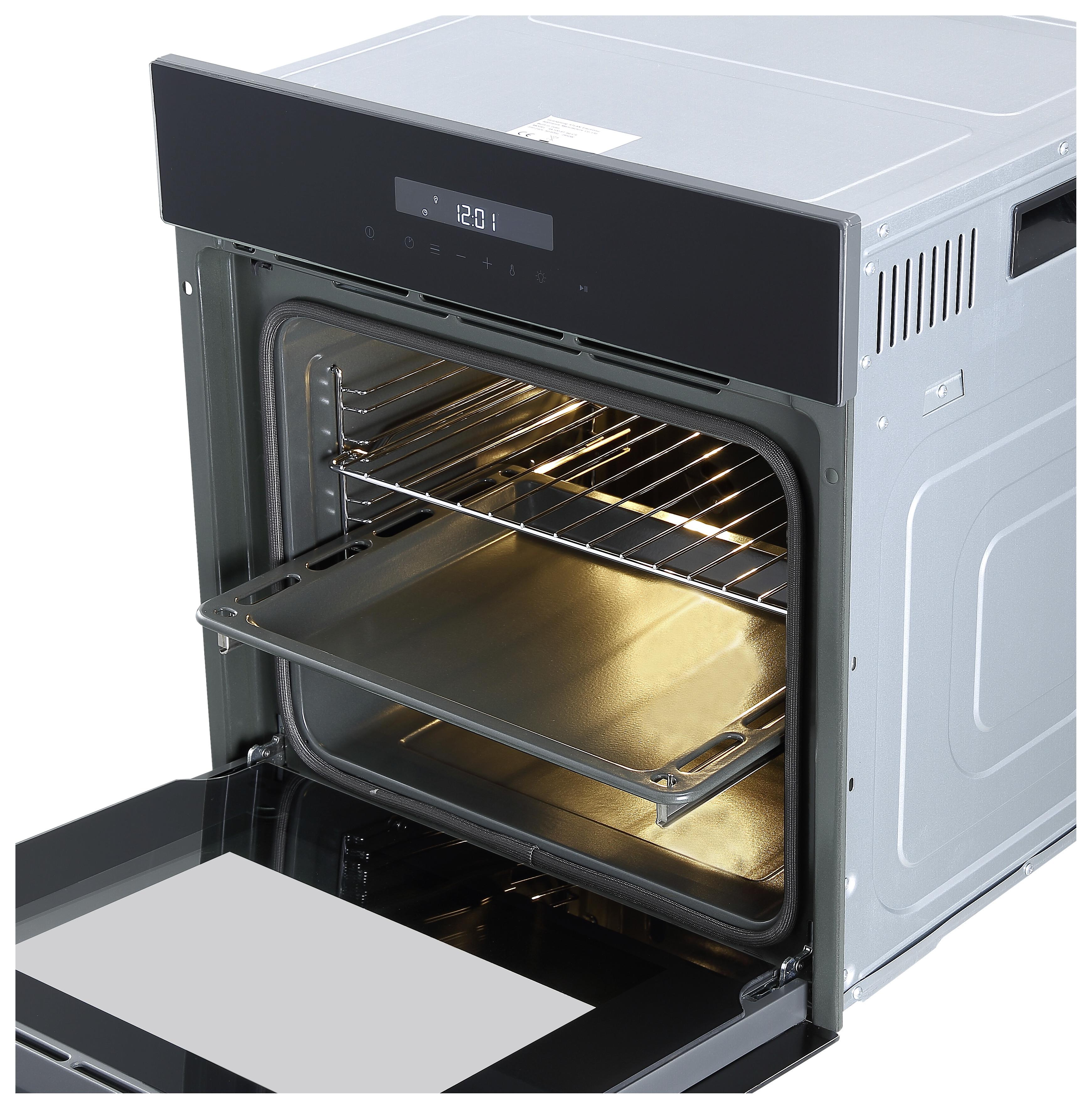 Forno Incasso Respekta DIGI8BLACKSTEEL - 66 Litri, 9 Funzioni, Timer LED, Classe A, Triplo Vetro - 5