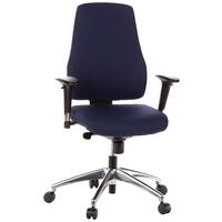 Drehstuhl Pro-Tec 200 Dunkelblau - Dunkelblau, MODERN, Kunststoff/Textil (60/126/45cm) - MID.YOU