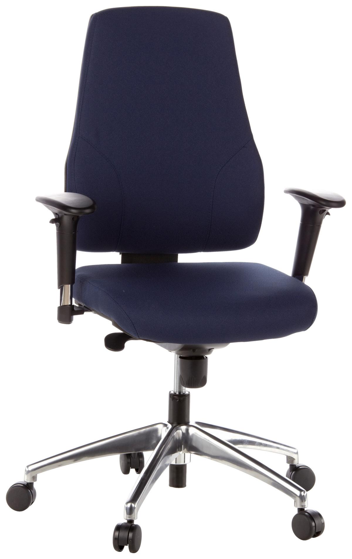 Drehstuhl Pro-Tec 200 Dunkelblau - Dunkelblau, MODERN, Kunststoff/Textil (60/126/45cm) - MID.YOU