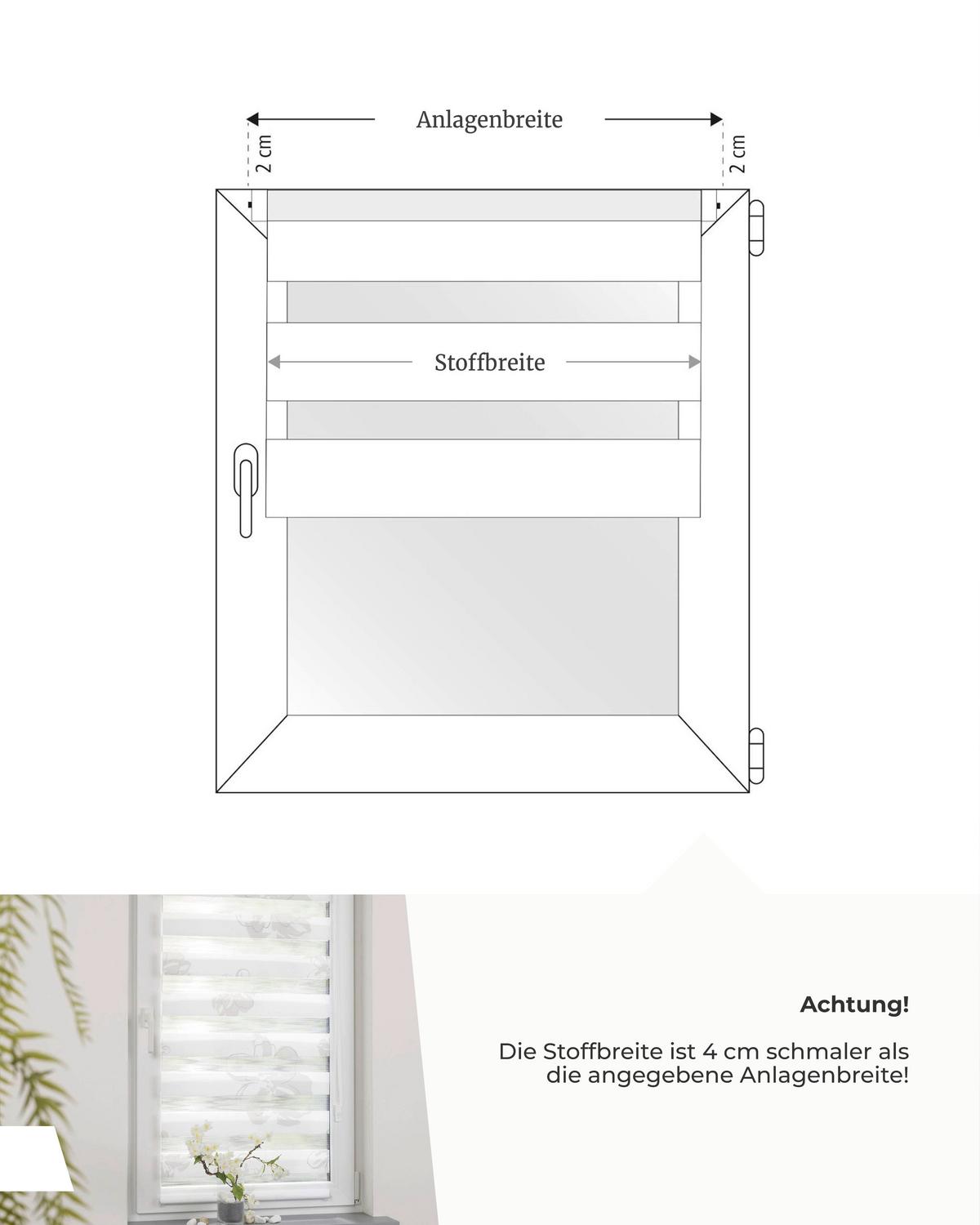 DOPPELROLLO Grau 65x150 cm - Grau, Basics, Textil (65/150cm) - Schwöller