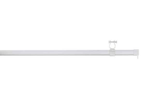 Storeschiene Chrom Matt - Chromfarben, KONVENTIONELL, Kunststoff/Metall (180cm) Storeschiene Chrom Matt - Chromfarben, KONVENTIONELL, Kunststoff/Metall (180cm)