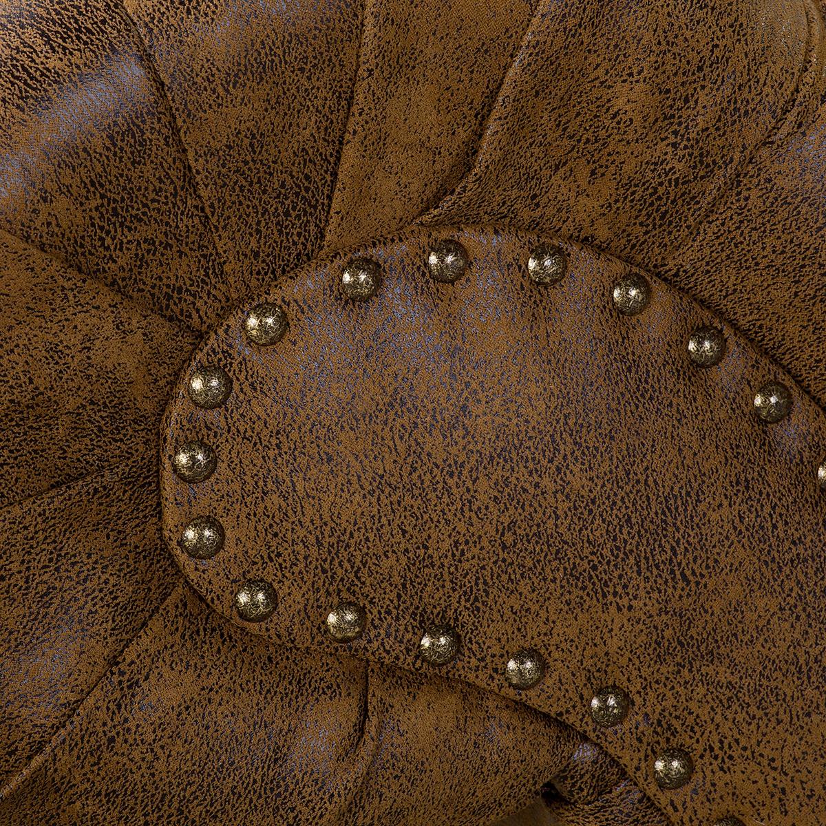 Récamiere Pako Cognac B: 185cm - Cognac/Braun, Design, Textil (185/93/75cm) - Livetastic