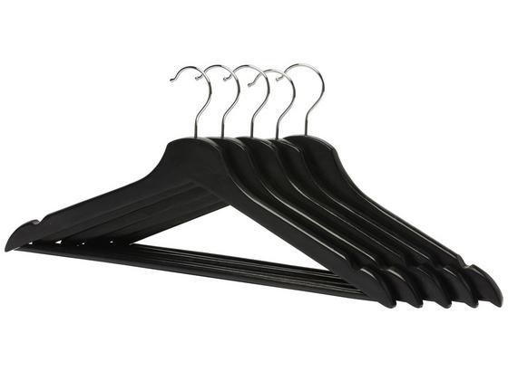 Kleiderbügelset Ronja 5er Set - Schwarz/Rosa, KONVENTIONELL, Holz (23/44,5cm) Kleiderbügelset Ronja 5er Set - Schwarz/Rosa, KONVENTIONELL, Holz (23/44,5cm)