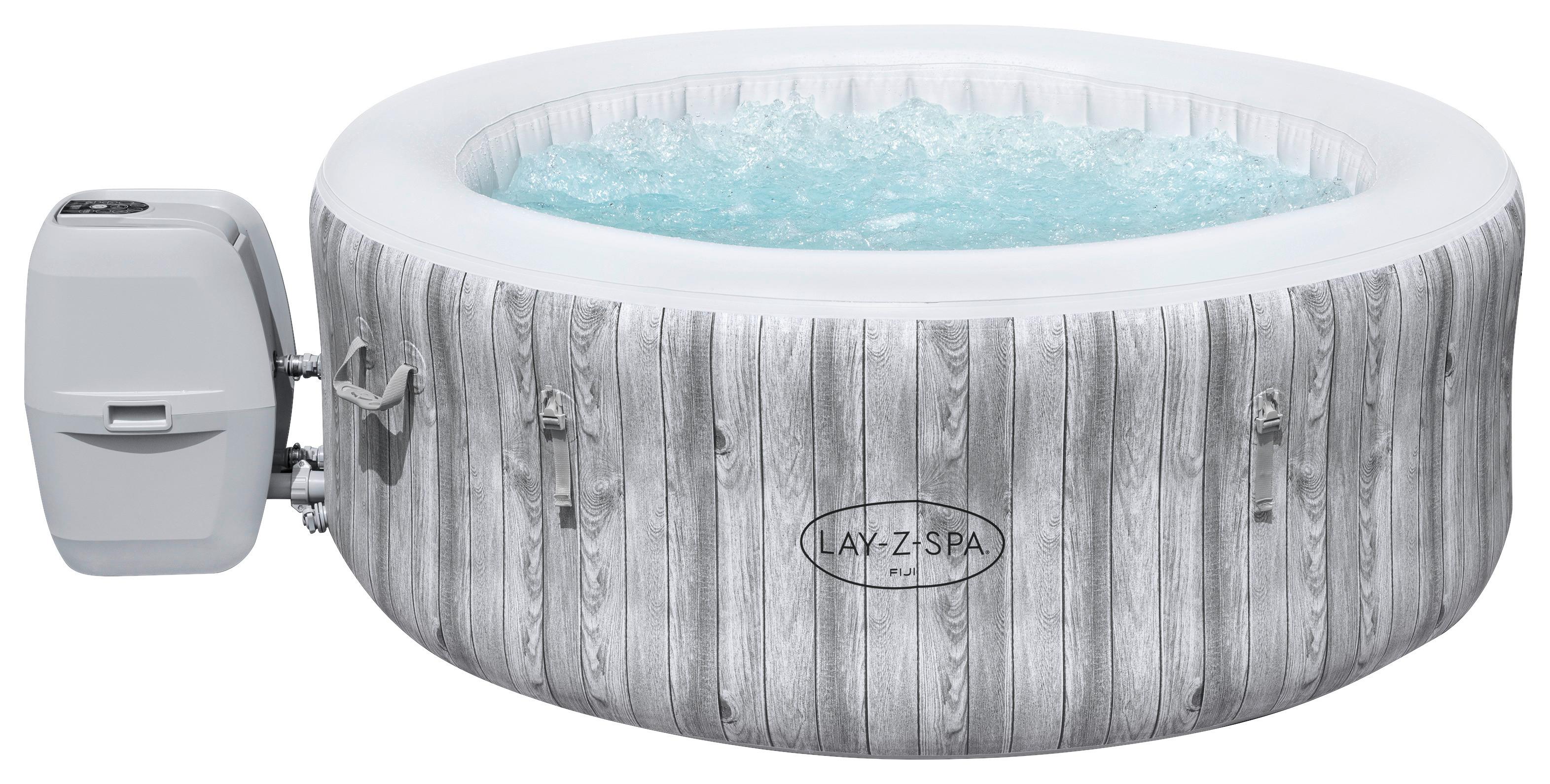 Whirlpool Aufblasbar Fiji Ø 180 X H 66 cm - Weiß/Grau, Trend, Kunststoff (180/66cm) - Bestway