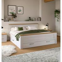 Bett Verona Lärchefarben 180x200 - Lärchefarben, ROMANTIK / LANDHAUS, Holzwerkstoff (180/200cm) - Livetastic