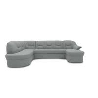 Wohnlandschaft Sarafina Mintgrau - Mintgrau/Schwarz, KONVENTIONELL, Textil (180/295/146cm) - MID.YOU
