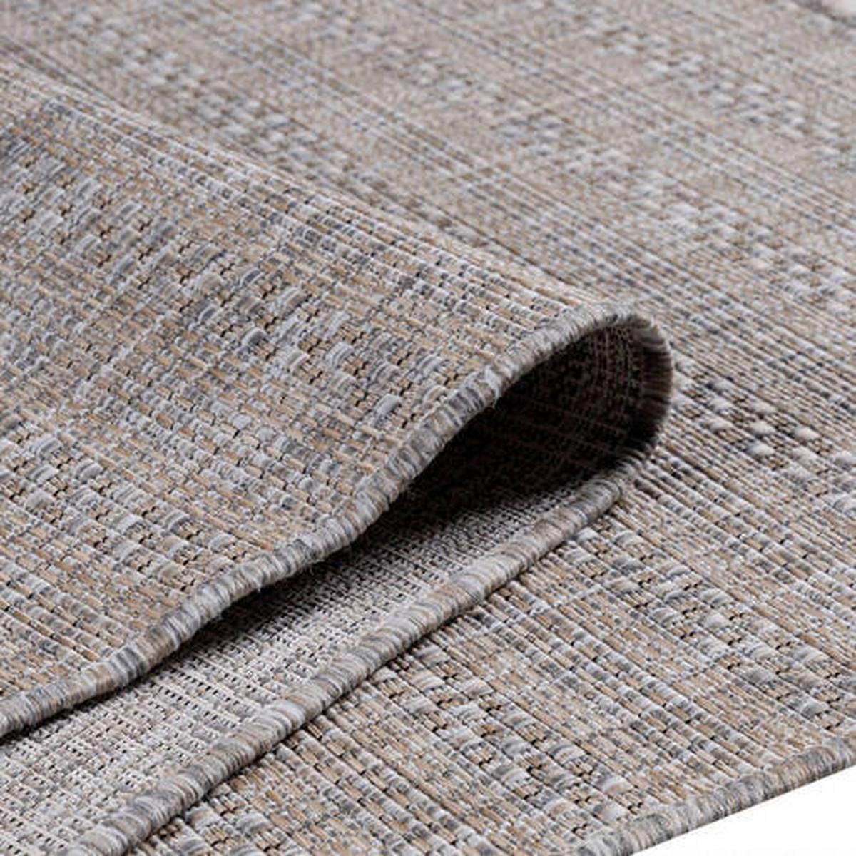 Outdoorteppich Zagora - Beige/Grau, Basics, Textil (120/170cm) - Novel