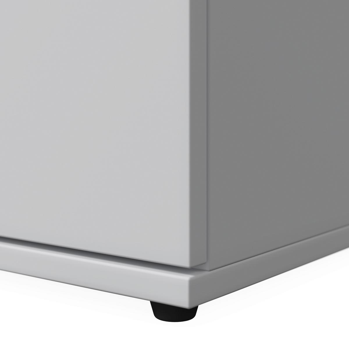 Komoda MICK - hnedá/čierna, Modern, kompozitné drevo/plast (80/79/40cm) - Modern Living