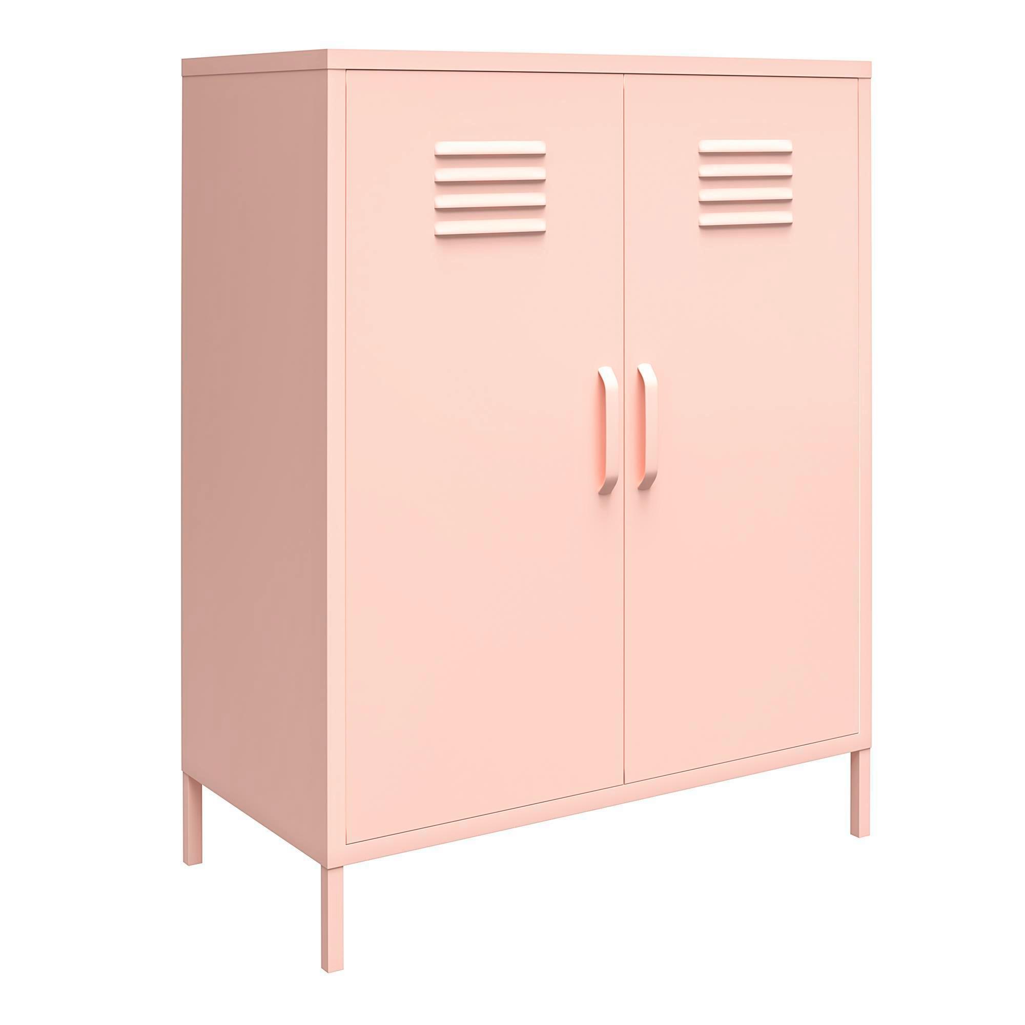 Highboard Mission District Pink B: 40 cm - Pink, Design, Metall (40/102/80cm) - MID.YOU