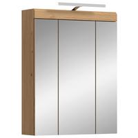 Spiegelschrank Eiche Artisan Dekor Glas - Eiche Artisan, MODERN, Glas/Holzwerkstoff (60/79/18cm) - MID.YOU