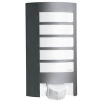 Außenwandleuchte L 12 S Anthrazit - Anthrazit, Design, Kunststoff/Metall (10,8/15,5/27,2cm) - Steinel