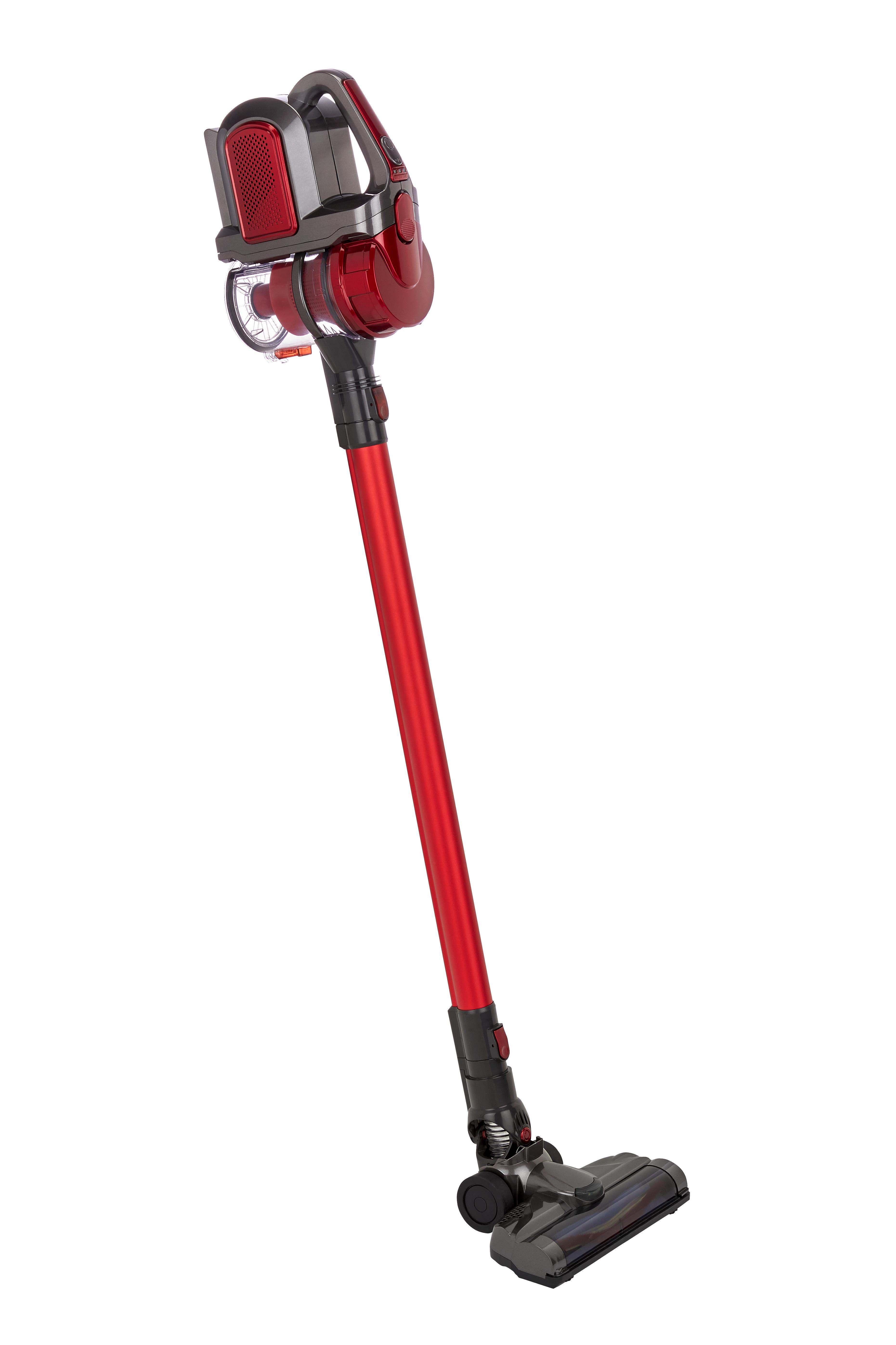 Akku-Handstaubsauger Flexi - Rot/Grau, MODERN, Kunststoff/Metall (24/115/18cm) - Bono