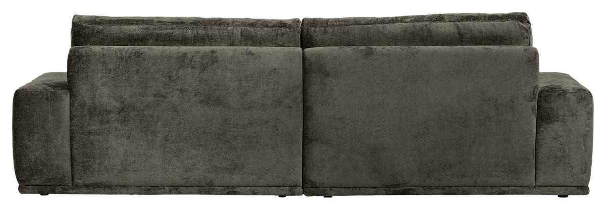 Bigsofa Mezino Dunkelgrau B: 282 cm - Dunkelgrau/Schwarz, KONVENTIONELL, Textil (282/73/115cm) - MID.YOU