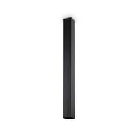 LED-Deckenleuchte Sky L: 6 cm 1-Flammig Quadratisch - Schwarz, KONVENTIONELL, Metall (6/75/6cm) - Ideal Lux