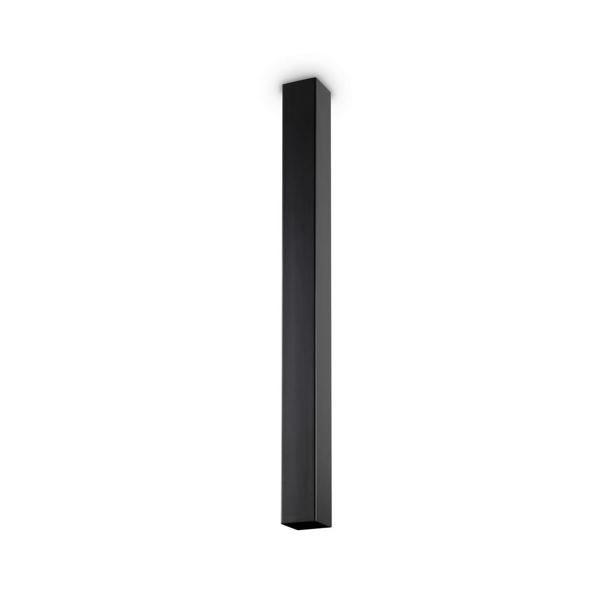 LED-Deckenleuchte Sky L: 6 cm 1-Flammig Quadratisch - Schwarz, KONVENTIONELL, Metall (6/75/6cm) - Ideal Lux