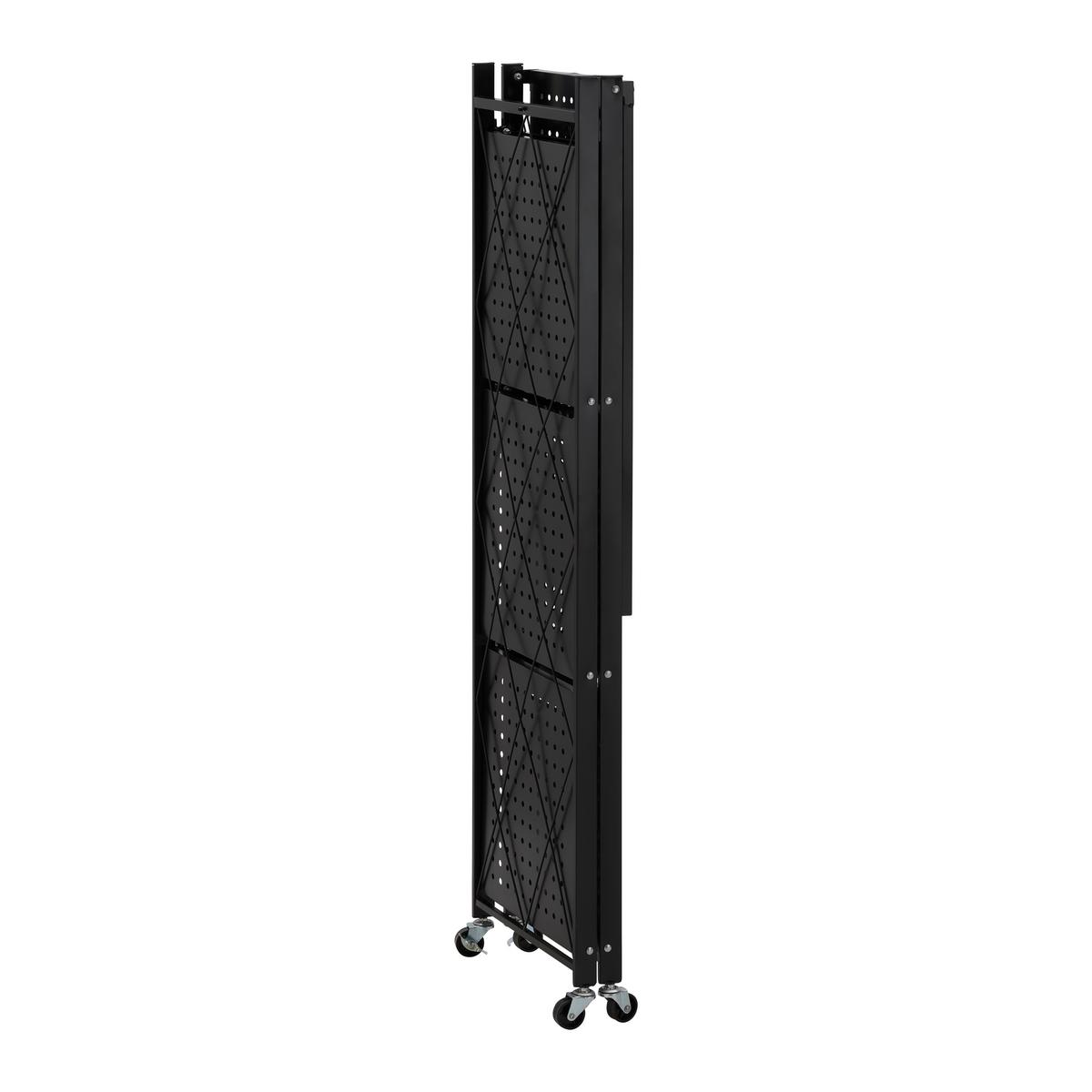 Kancelářky regál SANDRO černý - černá, Moderní, kov/plast (72/125/36cm) - P & B