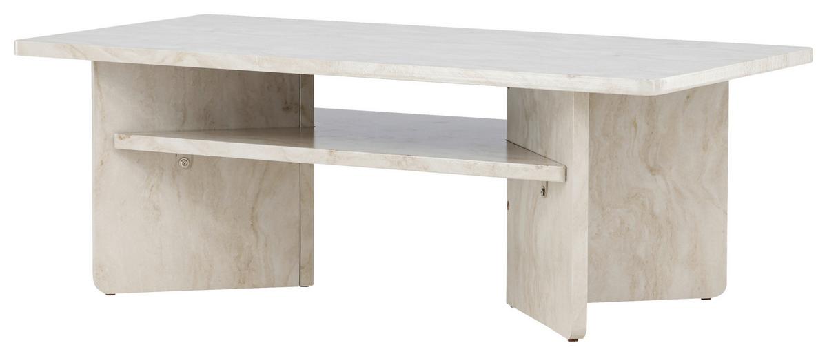 Couchtisch Ålesund - Beige, Design, Holzwerkstoff (120/60/42cm) - Livetastic