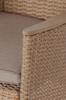 Gartengarnitur 7-Teilig Porto Rio Rattanoptik mit Kissen - Hellbraun/Grau, MODERN, Kunststoff/Textil (60/150/88/75/59/90cm) - Luca Bessoni