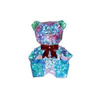 LED-Dekoleuchte Carolina - Transparent/Rot, Basics, Kunststoff (11,5/11/13,5cm) - Luca Bessoni