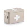 Medizinbox Beige B: 32 cm - Beige, Basics, Metall (32/20/21cm) - Zeller Present