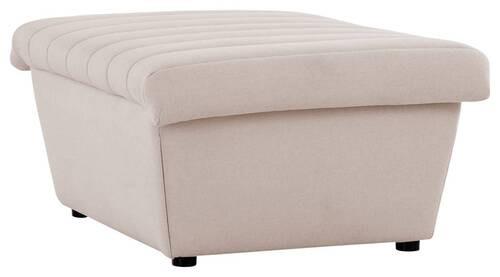 Hocker Looks Viii - Ecru/Schwarz, Design, Textil (90/43/105cm) - LOOKS by W.Joop