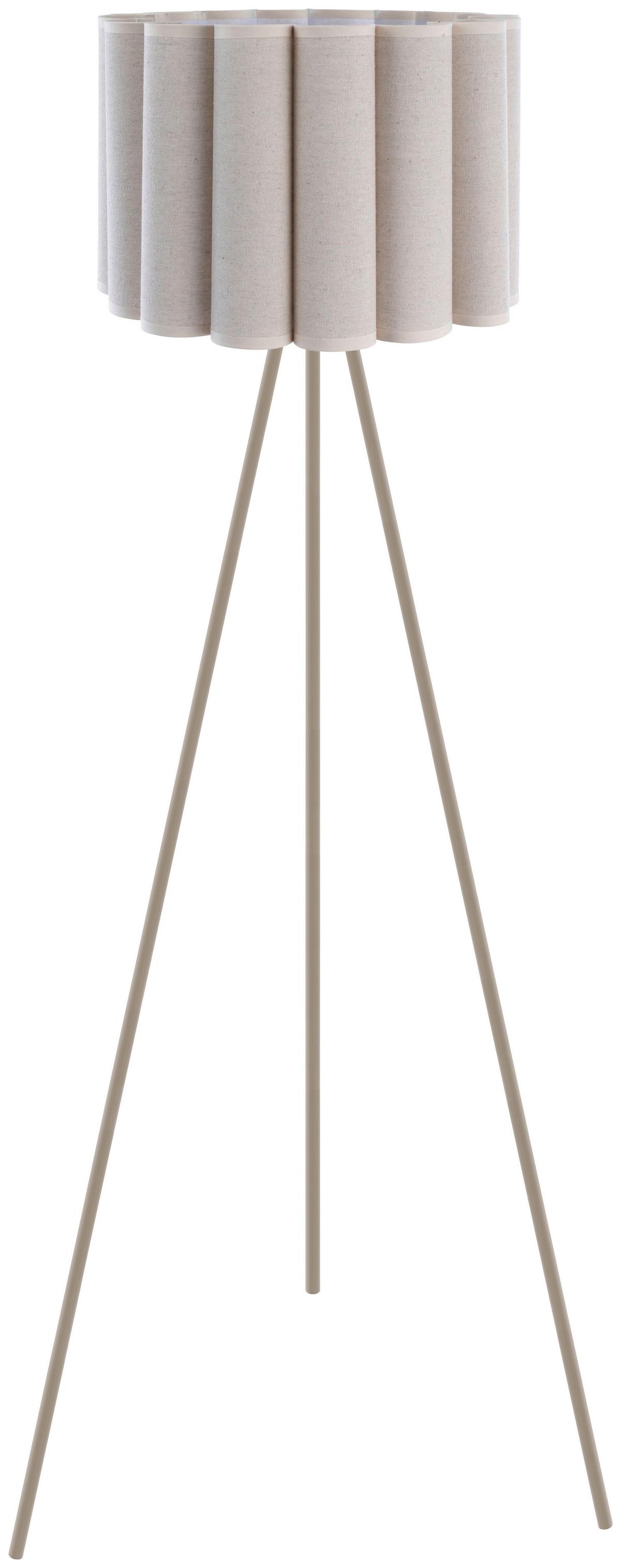 STOJACIA LAMPA SEJLA - béžová, Modern, kov/textil (50/50/150cm) - Mömax