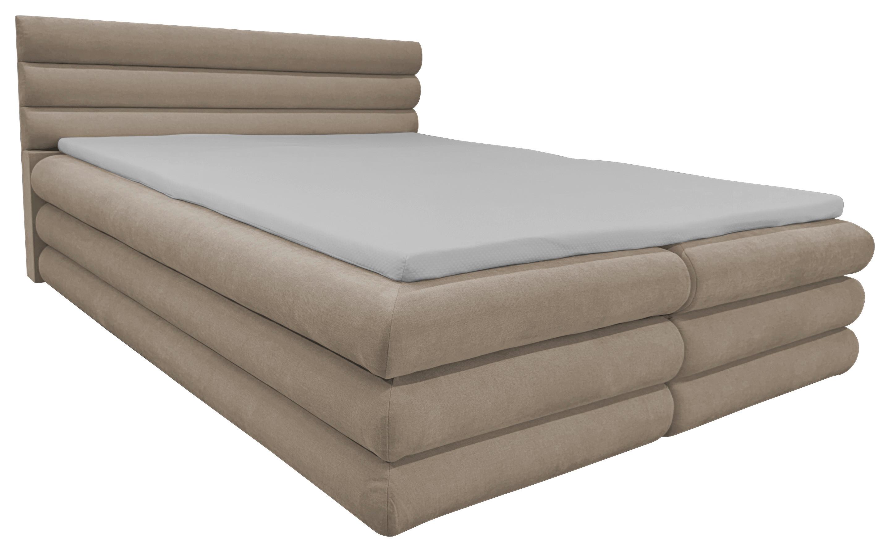 Boxbett Mit Bettkasten Allegro Beige 140x200 Cm