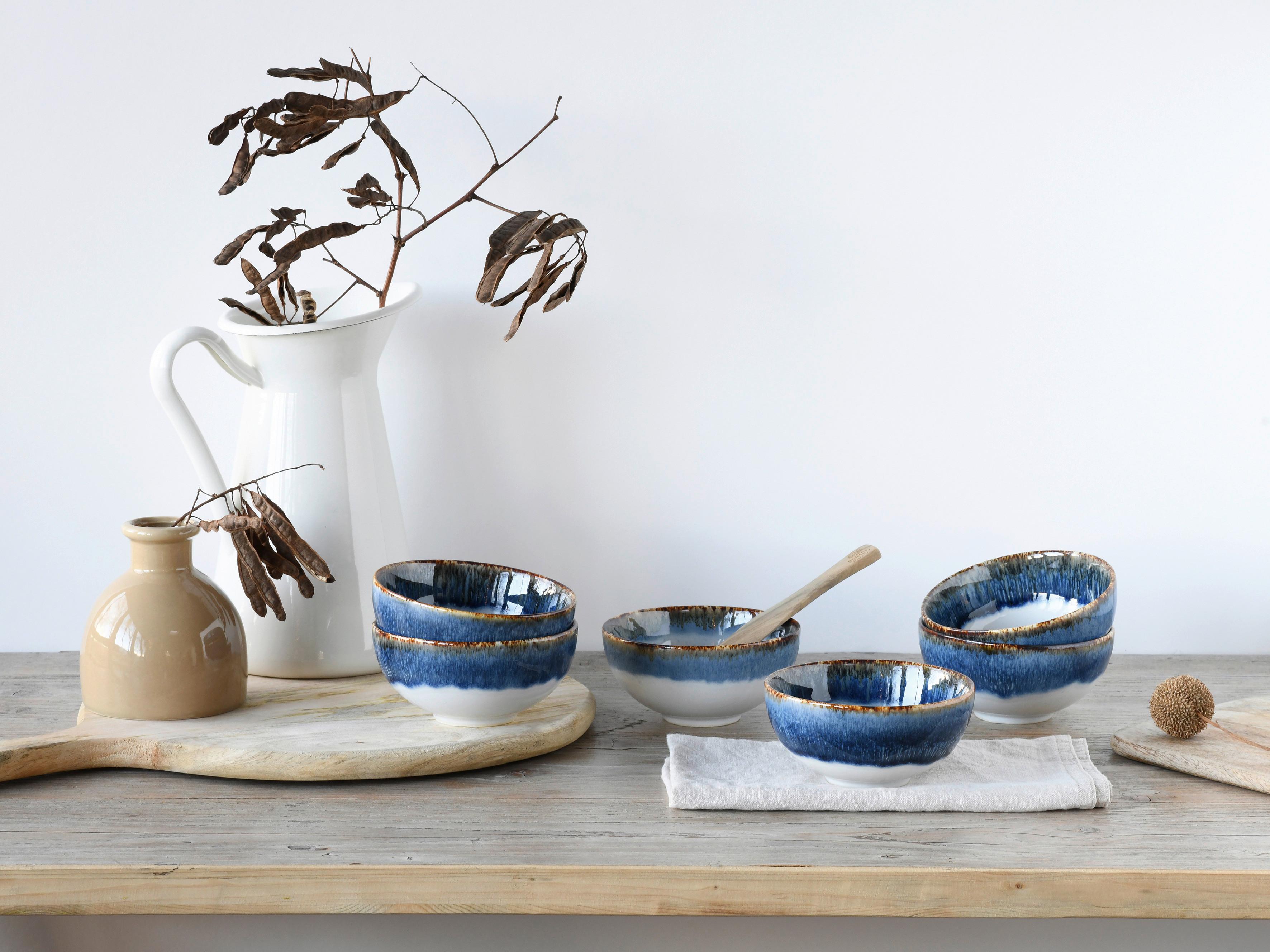 Miska na omáčku CASCADE - modrá, Moderní, keramika (12/5,5cm) - Creatable